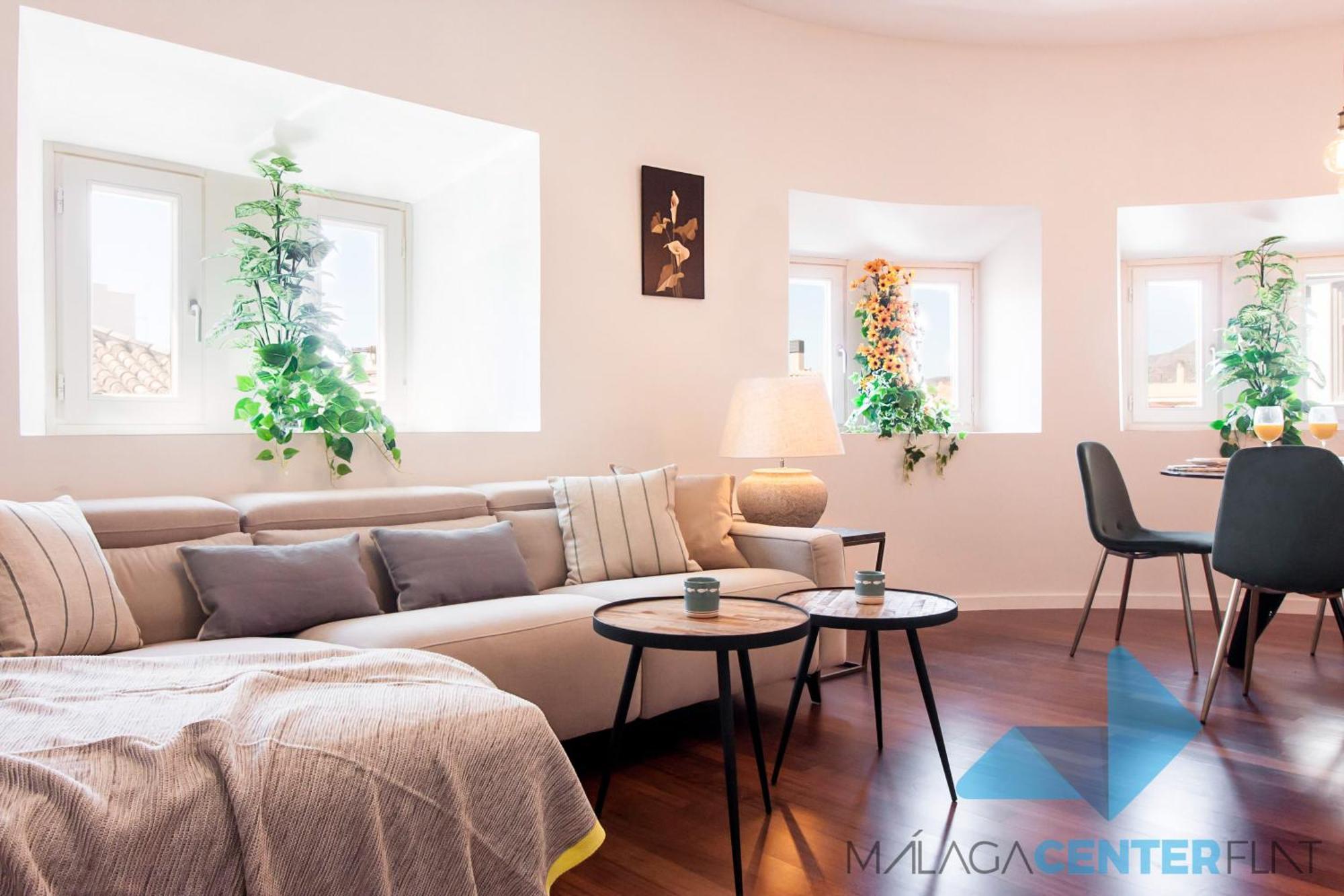 شقة Malaga Center Flat Luxury الغرفة الصورة